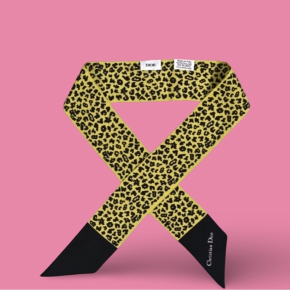 Dior Neon Leopard Twilly Yellow